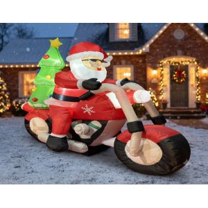 INFLABLE DE SANTA MANEJAR MOTO 180CM