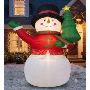 INFLABLE DE MU?ECO DE NIEVE 400CM