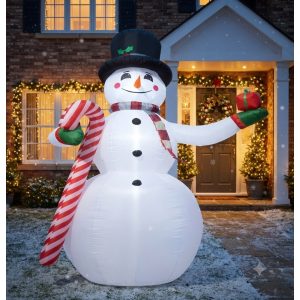 INFLABLE DE MUÑECO DE NIEVE 600CM