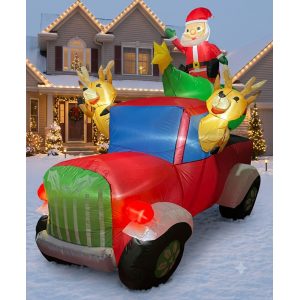 INFLABLE DE COCHE C/MUSICA DE SENSORES 180CM