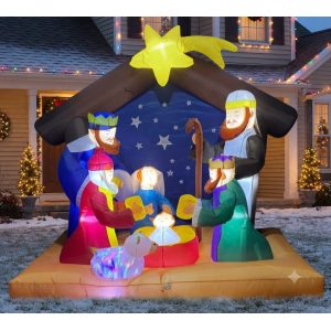 INFLABLE DE NACIMIENTO C/MUSICA DE SENSORES 180CM