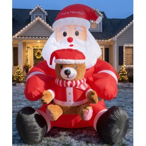 FIGURA DECORATIVA INFLABLE DE SANTA 360CM