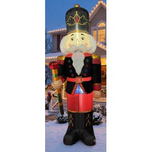 FIGURA DECORATIVA INFLABLE DE CASCANUECES 240CM