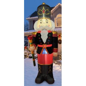 FIGURA DECORATIVA INFLABLE DE CASCANUECES 400CM