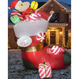 FIGURA DECORATIVA INFLABLE DE BOTA 240CM