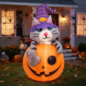 INFLABLE GATO CALABAZA
