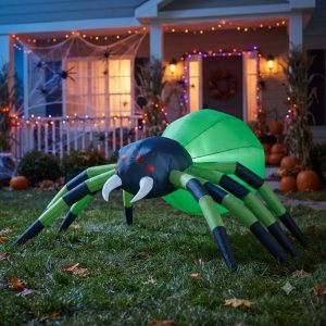 INFLABLE HALLOWEEN DE ARAÑA VERDE 240CM