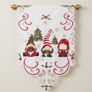 6AG02-GN CAMINO DE MESA GNOMOS NAVIDEÑOS