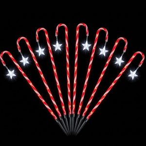 128L FIGURA DE BASTON LED'S MAGICA ROJA