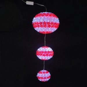 330L FIGURA ESFERA ROJO/BLANCA MAGICA