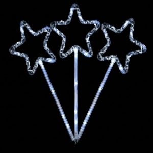 84L FIGURA DE ESTRELLA MAGICA BLANCA